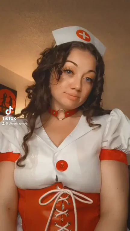 Naughty Nurse's Slutty TikTok Tease 😈👩‍⚕️💦
