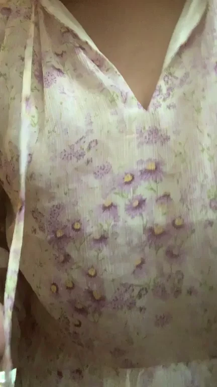Sundress Slut's Naughty Secret: Just a Butt Plug Tease!