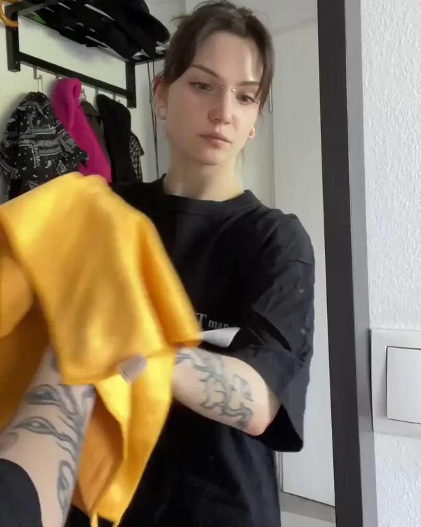 19yo Inked Roomie Tease: Wanna Pound This Slut Daily?