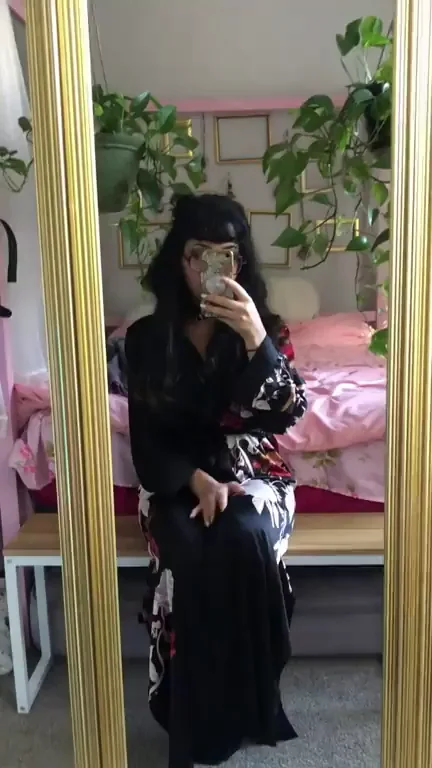 Succubus Slut Unleashes Her Perfect Tits in Sultry Robe Tease 😈🔥