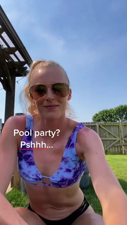Sandi Morris' Slutty Pole Vault into Pool Party Dripping Curves