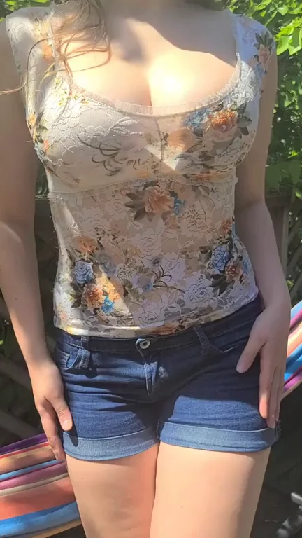 Did you know that my boobs don't need a bra... don't believe me? Here, I'll show you (18f)