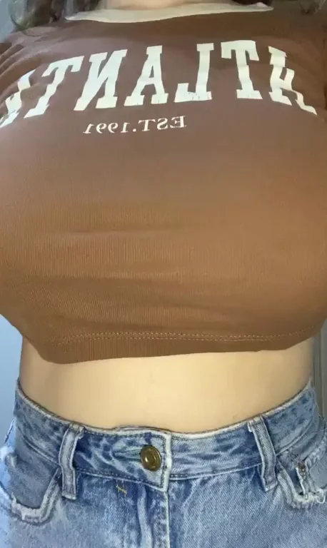 Insanely Bouncy Titties Pop Out in Epic Reveal