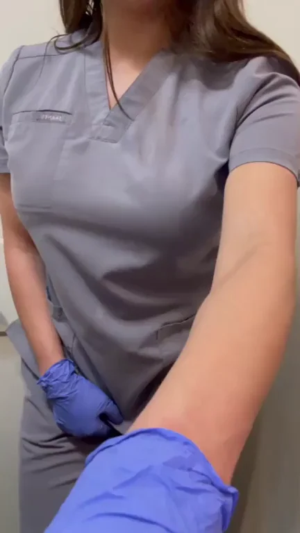 SLP Nurse Slut Dropping Her Massive Ds in Scrubs