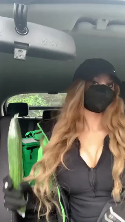 really hope that isn't her customers cucumber|