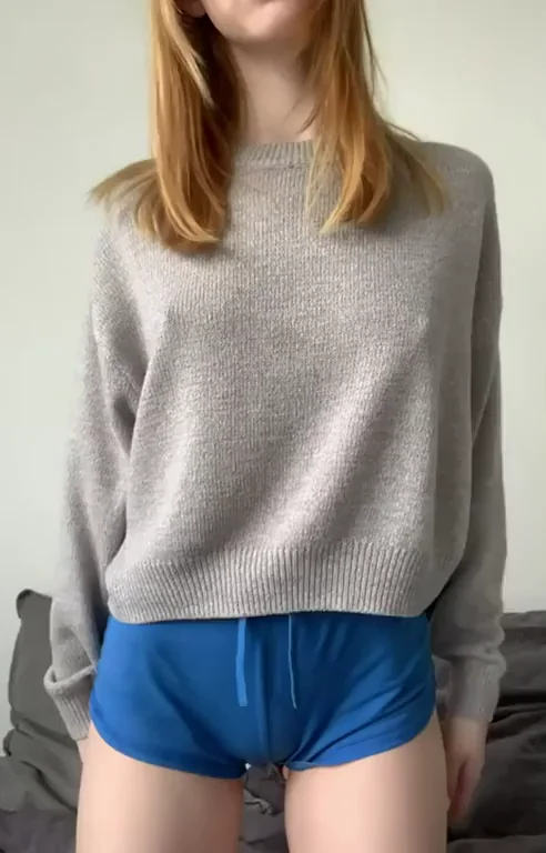 Daughter's Bestie Flashes Tits & Ass in Tiny Blues 😈🍑
