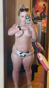 Petite PAWG Blonde Embraces Her Massive Areolas & Slutty Curves <3