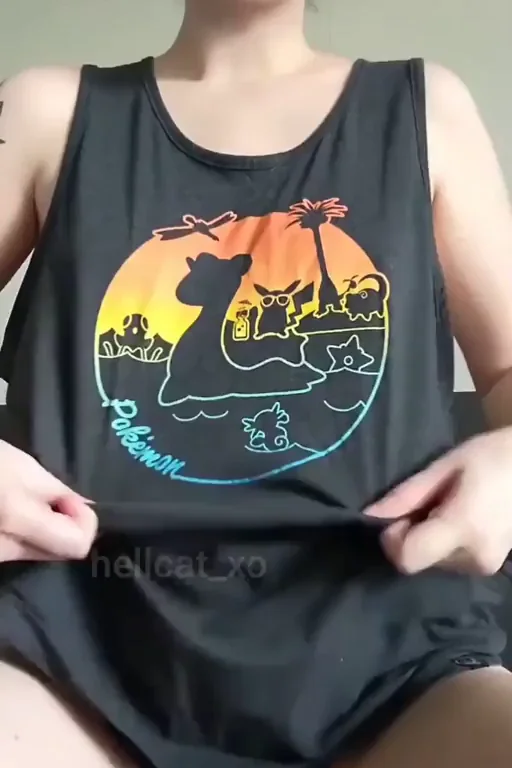 Geeky Pokémon Slut's Tank Tease: Which 'Mon Would Pound You IRL?