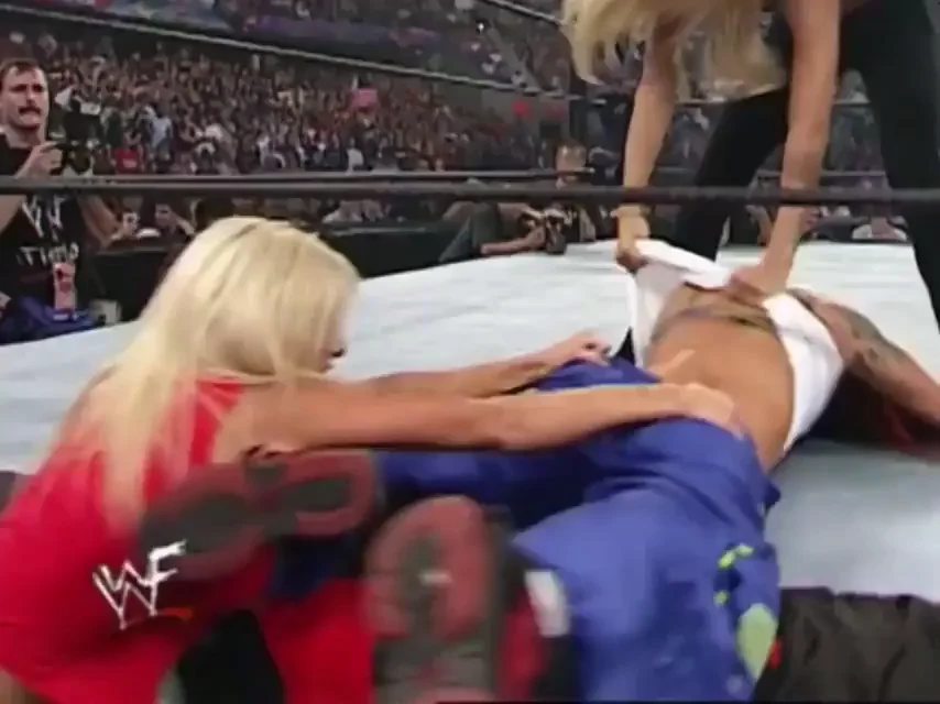 🔥 Lita's Massive Tits Bounce in WWE Ring Domination 💦