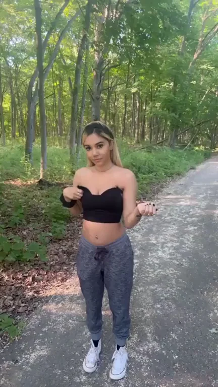 Public Whore Vibes in the Woods 😈🌳💦