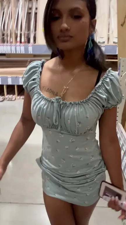 No Panties Needed in Public? 😈🍑