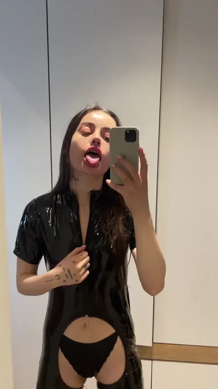 Latex Slut's Massive Titty Drop Makes Me Drip 😈🔥 [OC]