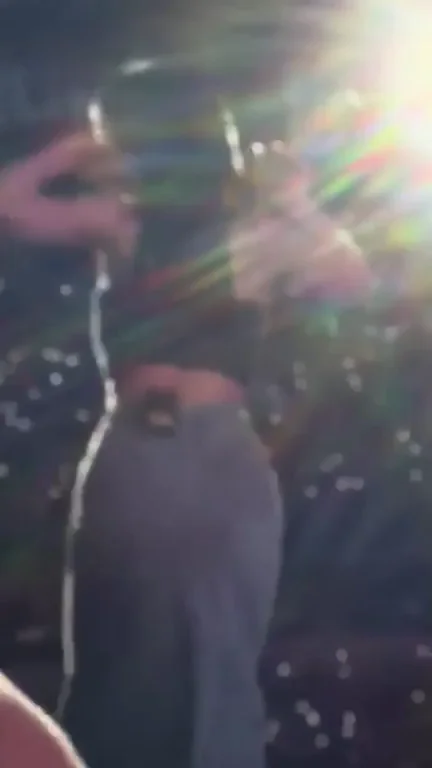 Momo's Juicy Ass Tease in Shiny Grey Skirt 🔥🍑