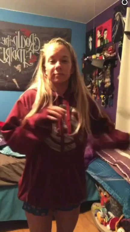 Blonde Bedroom Tease: What Would You Do to Her Slutty Curves?