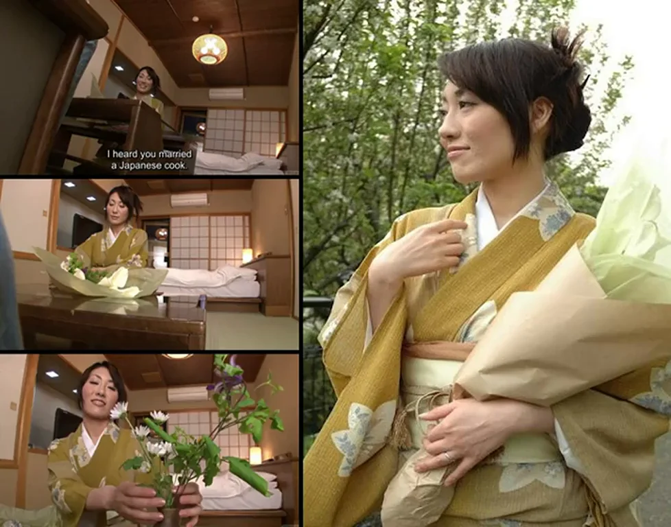Aoi Kasahara's Naughty Kimono Wife Ikebana Tease 🌸🍆💦