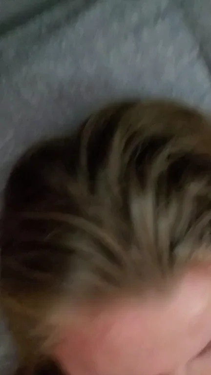Facial for a blonde amateur