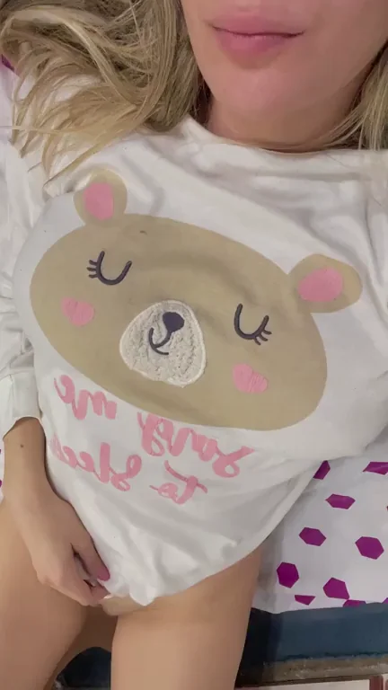 Innocent Teddy Tease: Massive Titty Drop Surprise [OC]