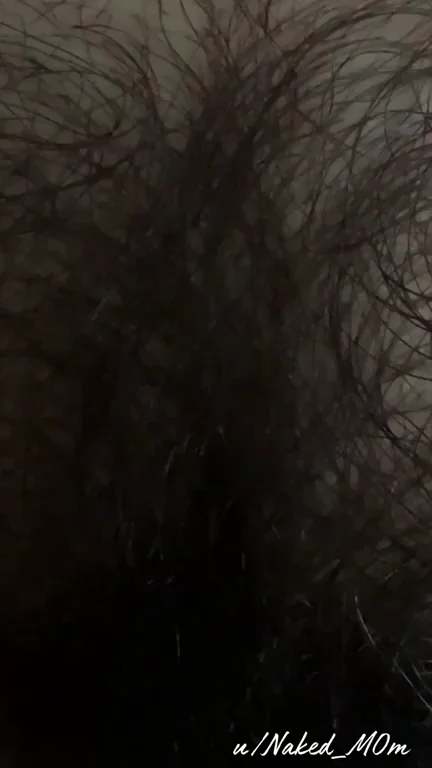 Real Woman Bush: MILF's Thick Hairy Pussy Spread Wide