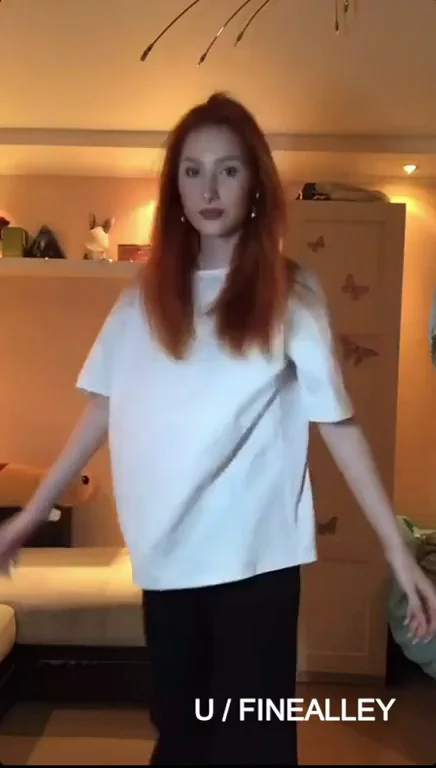 🔥 Matrix Glitch Strips Redhead Babe's Clothes – Ready for Deja Vu Dick? 🍆💦
