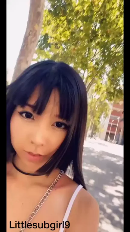 Dared to Flash My Juicy Tits in Public Park 😈👙🌳 [GIF]