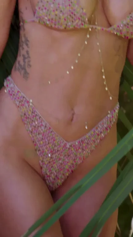 Megan Fox's Glittery Bikini Tease 🔥💦