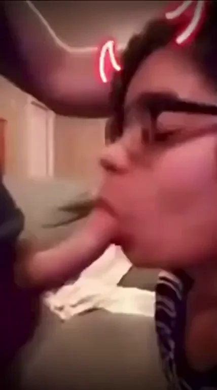 😈 Waifu BJ Eyes Sucks White Cock Kneeling for Cum Facial 💦