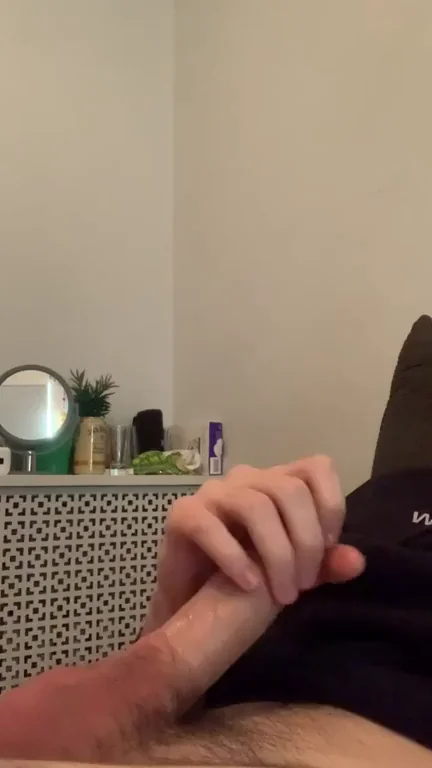 Watch me stroke this hard cock