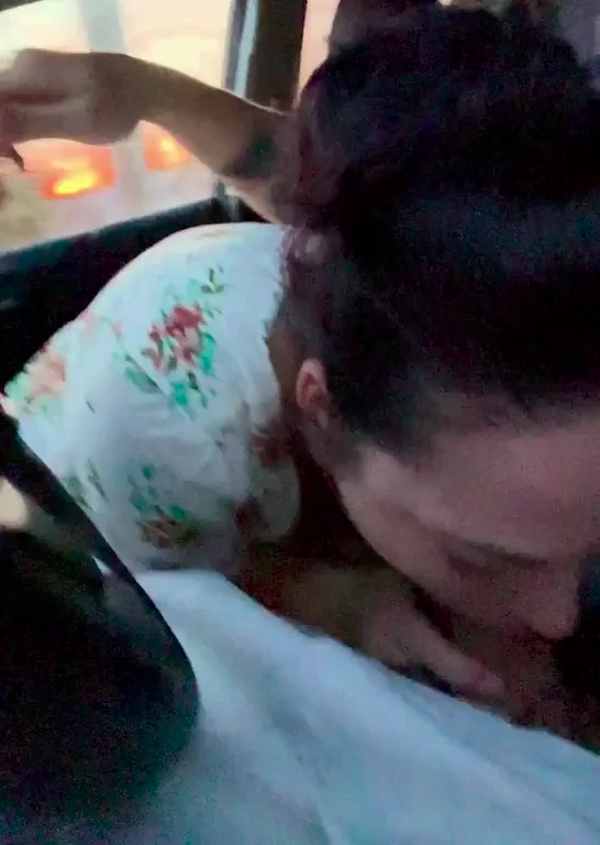 Car Ride Slut Sucks Cock and Teases Ass 😈