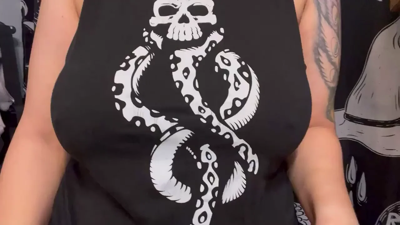 Slutty Serpent Tits: Falling Hazards Tease