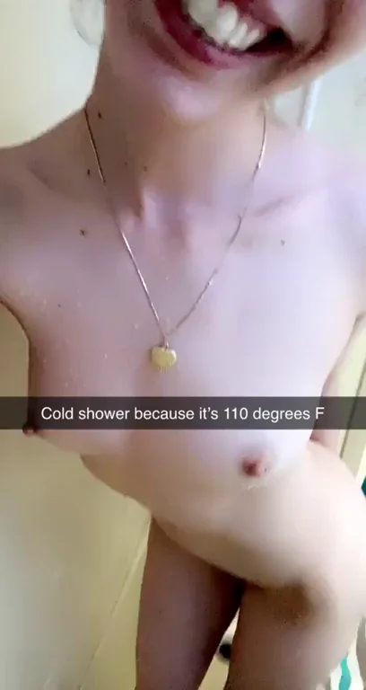 Cold shower cause it’s 110 degrees Fahrenheit