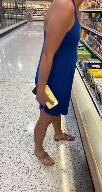 Beer Aisle Bet Loss: Grocery Store Flash & Tease