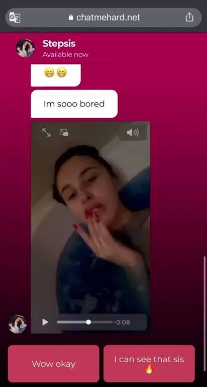 When your step sis texts you from the bathroom [Part 3]