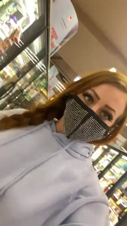 💦 Sugar Daddy Needed to Drench My Wet Rose in the Grocery Store! 🛒😈