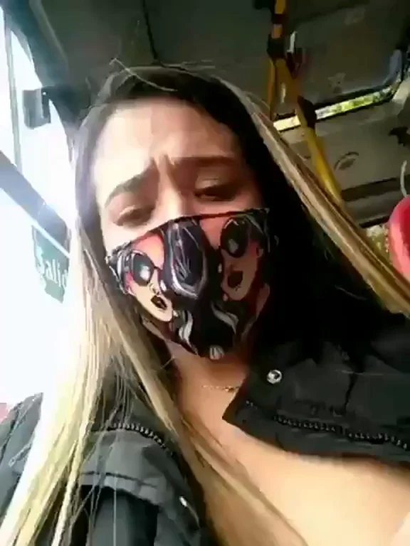 🔥 Slutty Blonde Fingers Her Wet Pussy on the Bus 😈🚌