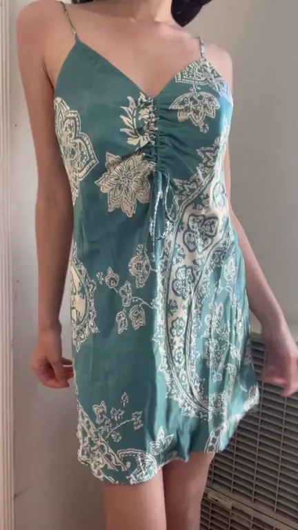 Summertime means taking the summer dresses off and getting naked?