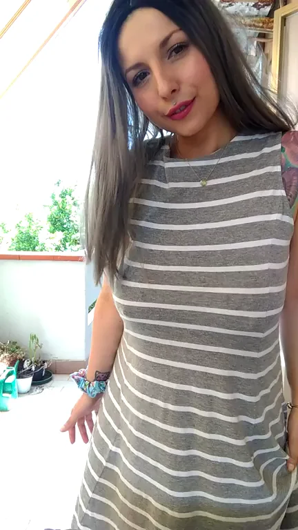 Risky Outdoor Titty Drop & Nude Flash 💦 Huge Tits Balkony Dare (OC)