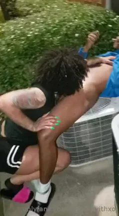 🍆💦 Hungry Throatpie Slut Devours BBC Outdoors 🥛