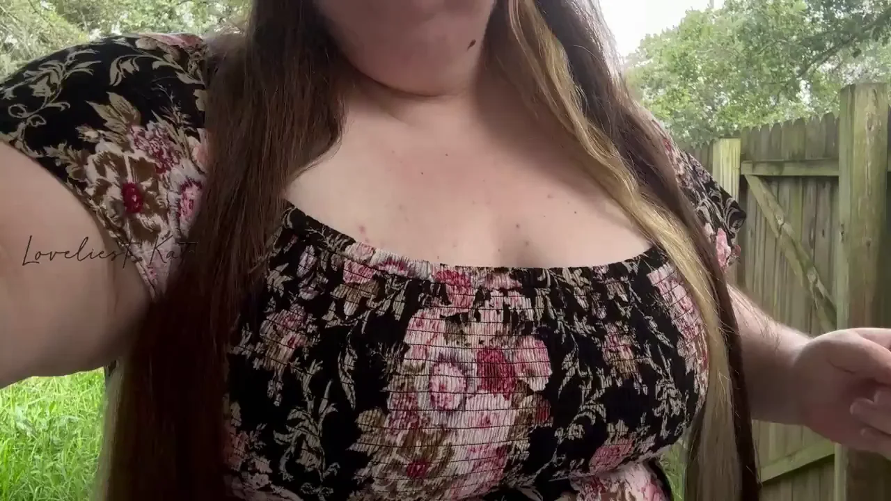 SSBBW Babe's Massive Titty Drop in Floral Sundress
