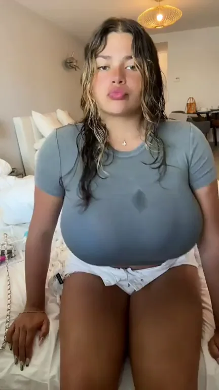 Can't Hide These Massive Tits Anywhere 😈🍈🍈