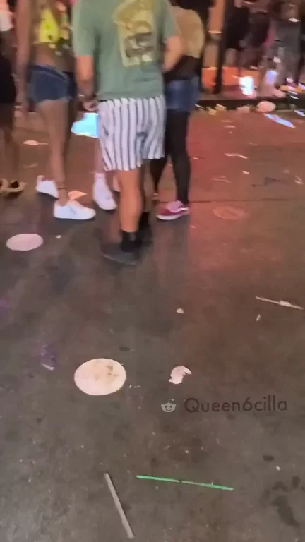 First Time Flashing Tiny Tits for NOLA Beads! 😈💦