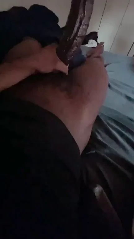 Late Night Thick BBC Stretching and Explosive Cumshot