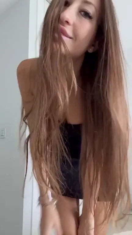 I feel sexy even in a simple dress