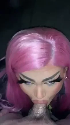 Throating Hot Str8 Dude's Fat Cock 😈💦 He Has No Clue About My Trans Secret