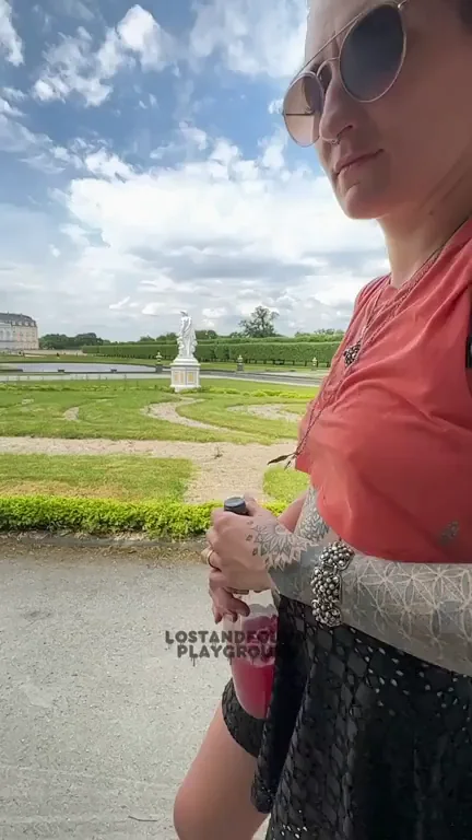 Public Titty Drops by Inked Slut 😈🍈🍈