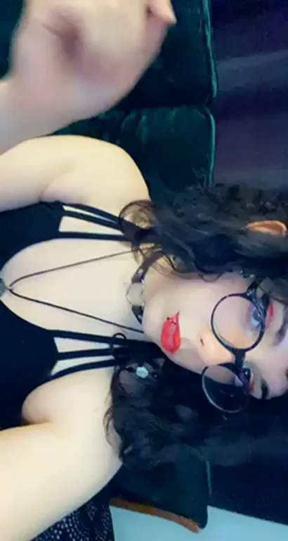 Come put your hands up my skirt and feel my big uncut girl cock ?