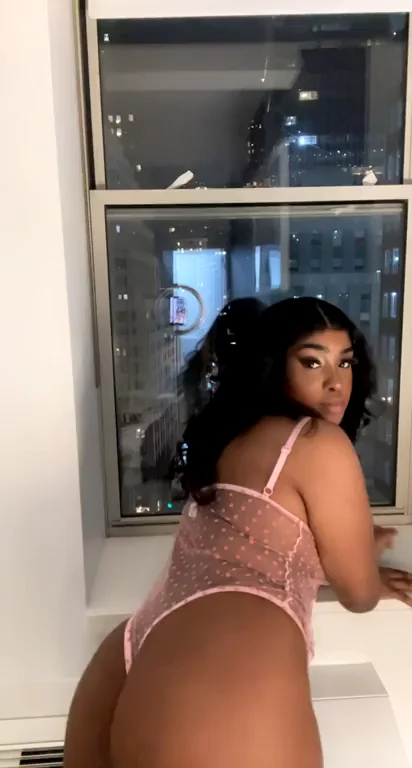 Good Girl's Thicc Ass Tease by the Window