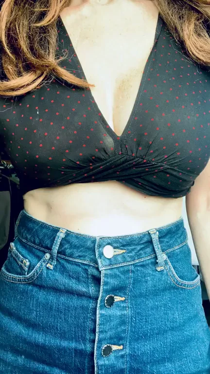 MILF's Massive Tits Bouncing Wild in Tight Top