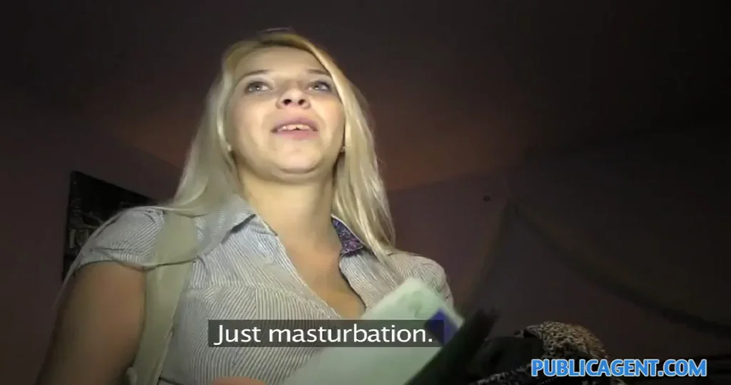 PublicAgent - Hot blonde fucking big fat cock