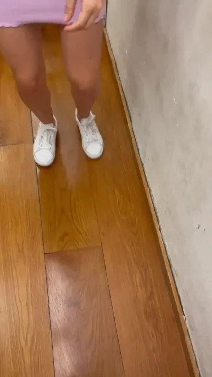 We thought we were alone in the men’s department store change room... until someone opened the door!