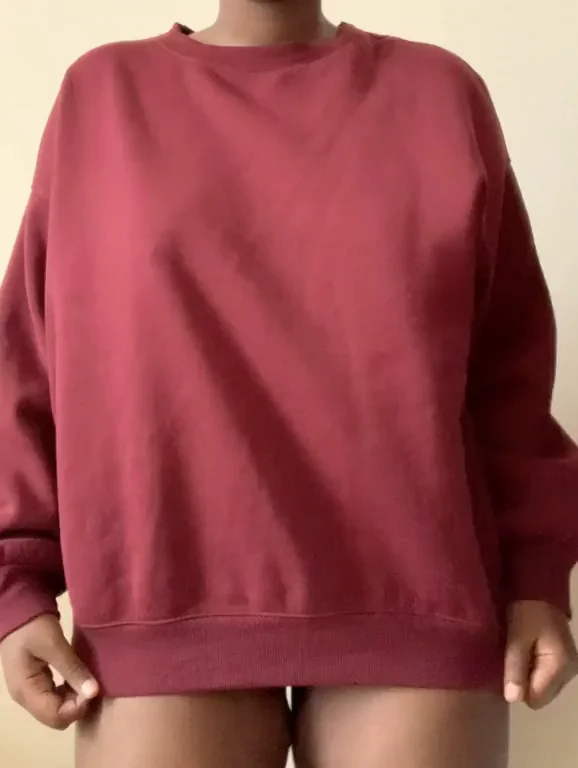 Sweatshirt Slut Tease 😈💦